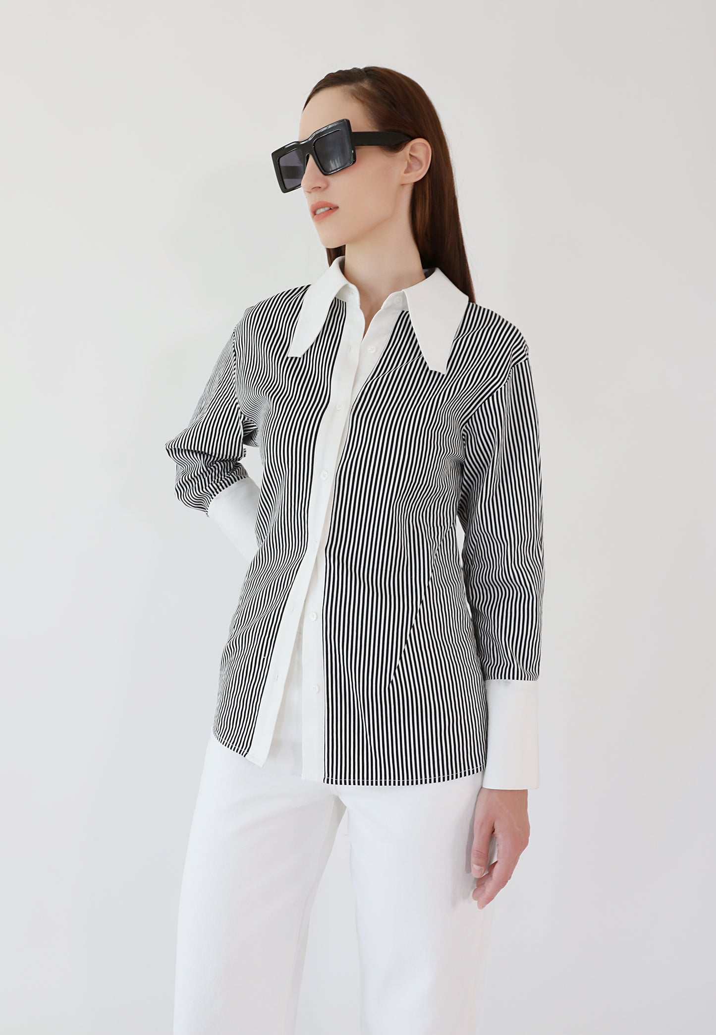 Montreux Stripe Shirt: front left
